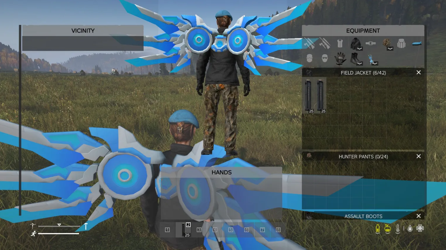 Cyber Wings shown in the DayZ inventory